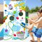 Toss Game Banner for Water Balloons, 4 Score Holes Shooter Target for Water Gun